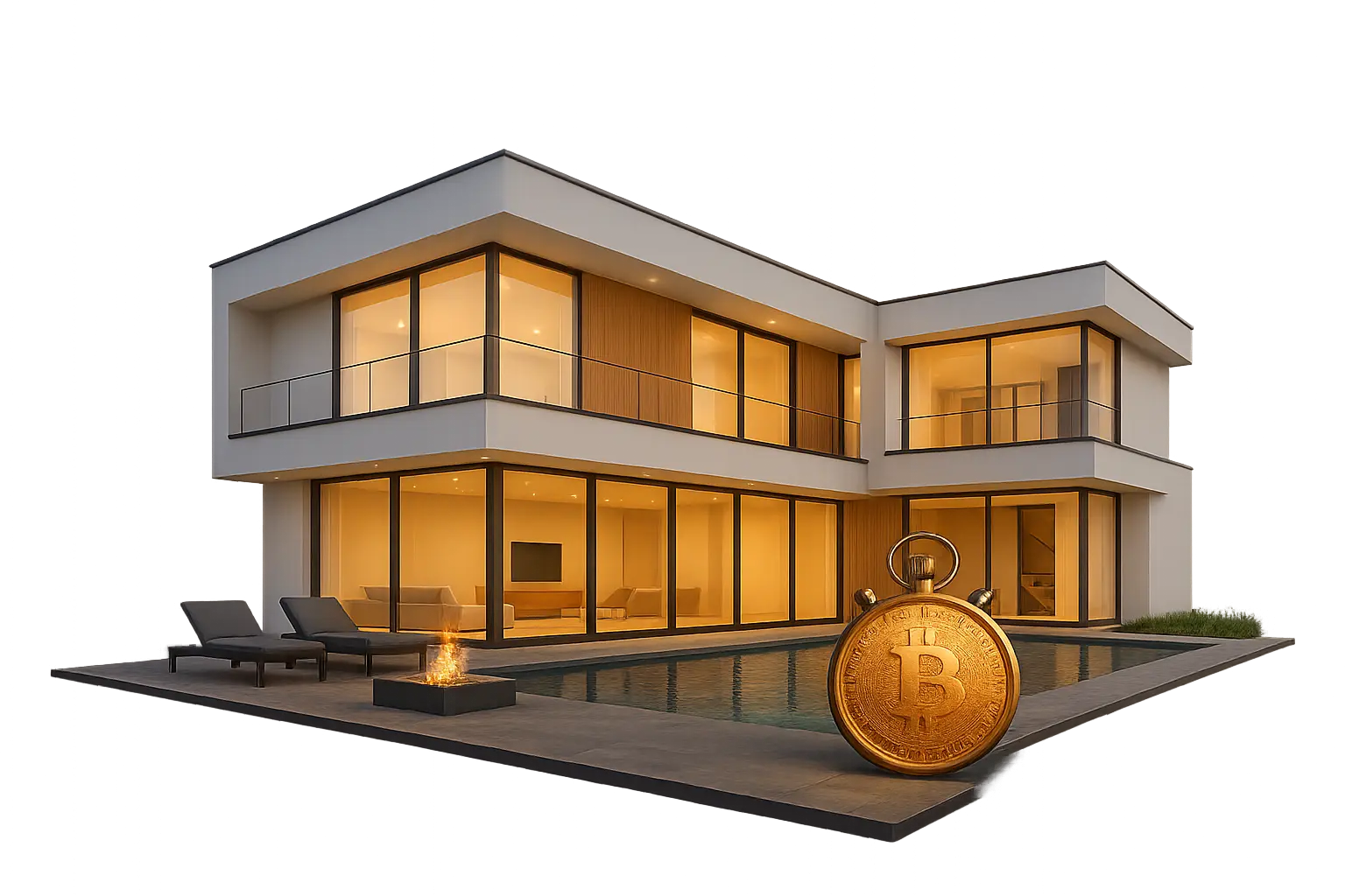 Buy real estate with Bitcoin